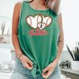 St Louis Leopard Heart Baseball Batter Boys Fan Comfort Colors Tank Top Violet