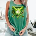 St Patrick's Day Baseball Boys Ice Cream Drip Youth Kids Comfort Colors Tank Top Violet St Patrick's Day Baseball Boys Ice Cream Drip Youth Kids Comfort Colors Tank Top Violet