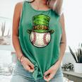 St Patricks Day Baseball Player Leprechaun Hat Men Boys Kids Comfort Colors Tank Top Violet St Patricks Day Baseball Player Leprechaun Hat Men Boys Kids Comfort Colors Tank Top Violet