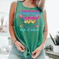 I Survived 100 Days Of School Baseball 100th Day Kids Girls Comfort Colors Tank Top Violet I Survived 100 Days Of School Baseball 100th Day Kids Girls Comfort Colors Tank Top Violet