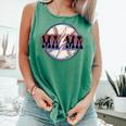 T Ball Mama Baseball Mama Baseball Mom Comfort Colors Tank Top Violet