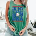 In My T-Ball Mom Era Baseball Mom Groovy Mother's Day Comfort Colors Tank Top Violet