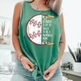 It Takes a Lot Of Balls To Be a Baseball Mom Comfort Colors Tank Top Violet