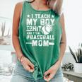 I Teach My Boy To Hit And Steal Baseball Mom Comfort Colors Tank Top Violet I Teach My Boy To Hit And Steal Baseball Mom Comfort Colors Tank Top Violet