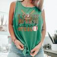 I Teach My Kids To Hit And Steal Baseball Moms Quote Comfort Colors Tank Top Violet
