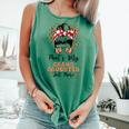 That's My Granddaughter Out There Baseball Mom Mother's Day Comfort Colors Tank Top Violet