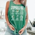 Things I Do In My Spare Time Baseball Lover Comfort Colors Tank Top Violet Things I Do In My Spare Time Baseball Lover Comfort Colors Tank Top Violet