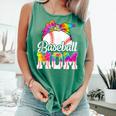 Tie Dye Baseball Mom Baseball Mama Sport Mother's Day Comfort Colors Tank Top Violet Tie Dye Baseball Mom Baseball Mama Sport Mother's Day Comfort Colors Tank Top Violet