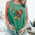 Ugly Christmas Sweater Gingerbread Baseball Toddler Kids Comfort Colors Tank Top Violet Ugly Christmas Sweater Gingerbread Baseball Toddler Kids Comfort Colors Tank Top Violet
