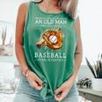 Never Underestimate An Old Man Who Still Plays Baseball Comfort Colors Tank Top Violet Never Underestimate An Old Man Who Still Plays Baseball Comfort Colors Tank Top Violet