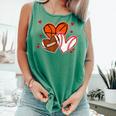 Valentines Baseball Basketball Football Heart Boy Men Comfort Colors Tank Top Violet Valentines Baseball Basketball Football Heart Boy Men Comfort Colors Tank Top Violet