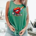 Valentines Day Baseball Dabbing Red Heart Love Boys Comfort Colors Tank Top Violet Valentines Day Baseball Dabbing Red Heart Love Boys Comfort Colors Tank Top Violet