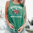 Valentines Day Baseball Stealing Hearts Bases Boys Kids Men Comfort Colors Tank Top Violet Valentines Day Baseball Stealing Hearts Bases Boys Kids Men Comfort Colors Tank Top Violet