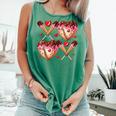 Valentines Day Drip Heart Baseball XOXO Boys Kids Men Sport Comfort Colors Tank Top Violet