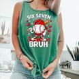 Valentines Day Six Seven Bruh 6 7 Meme Baseball Drip Boys Comfort Colors Tank Top Violet