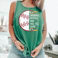 Warning Baseball Mom Will Yell Loudly Comfort Colors Tank Top Violet Warning Baseball Mom Will Yell Loudly Comfort Colors Tank Top Violet