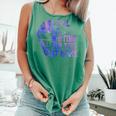 I Will Be Waiting For You At Home Baseball Softball Catcher Comfort Colors Tank Top Violet