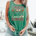 Women's 100 Days Of School Boys Kids Baseball Comfort Colors Tank Top Violet Women's 100 Days Of School Boys Kids Baseball Comfort Colors Tank Top Violet