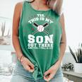 Yes This Is My Son Out Baseball Mom Comfort Colors Tank Top Violet Yes This Is My Son Out Baseball Mom Comfort Colors Tank Top Violet