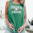 You'Re A Catch Baseball Pun Heart Kids Boys Valentines Comfort Colors Tank Top Violet You'Re A Catch Baseball Pun Heart Kids Boys Valentines Comfort Colors Tank Top Violet