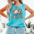 100 Days Of School Baseball Cap Boy School Teacher Comfort Colors Tank Top Light Green