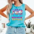 100 Days Of School Baseball Ice Cream For Boy Girl Kids Comfort Colors Tank Top Light Green