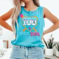 100 Days Of School Baseball Ice Cream Drip 100th Day School Comfort Colors Tank Top Light Green