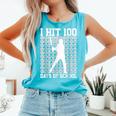 100 Days Of School Boys Kids 100th Day Balls For Baseball Comfort Colors Tank Top Light Green 100 Days Of School Boys Kids 100th Day Balls For Baseball Comfort Colors Tank Top Light Green
