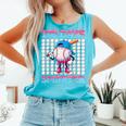 100 Days Smarter Baseball Drip Boys 100 Days Of School Kids Comfort Colors Tank Top Light Green