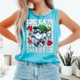 100 Days Smarter Baseball 100 Days Of School Boy Girl Kid Comfort Colors Tank Top Light Green 100 Days Smarter Baseball 100 Days Of School Boy Girl Kid Comfort Colors Tank Top Light Green