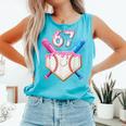 6 7 Baseball Dripping Six Seven Gen Alpha Slang Comfort Colors Tank Top Light Green 6 7 Baseball Dripping Six Seven Gen Alpha Slang Comfort Colors Tank Top Light Green