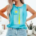 American Flag Baseball Mom Team Comfort Colors Tank Top Light Green American Flag Baseball Mom Team Comfort Colors Tank Top Light Green