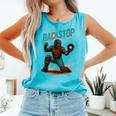 Backstop Catcher Baseball Graphic Comfort Colors Tank Top Light Green Backstop Catcher Baseball Graphic Comfort Colors Tank Top Light Green