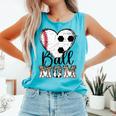 Ball Mom Heart Soccer Baseball Mom Comfort Colors Tank Top Light Green Ball Mom Heart Soccer Baseball Mom Comfort Colors Tank Top Light Green
