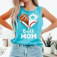 Ball Mom Heart Soccer Basketball Baseball Football Mom Comfort Colors Tank Top Light Green Ball Mom Heart Soccer Basketball Baseball Football Mom Comfort Colors Tank Top Light Green
