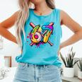 Banana Baseball 67 Ice Cream Drip Meme Comfort Colors Tank Top Light Green