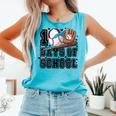 Baseball 100 Days Of School Happy 100th Day Teachers Kids Comfort Colors Tank Top Light Green