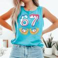 Baseball 67 Ice Cream Drip 67 Meme Player T-Shirt Comfort Colors Tank Top Light Green