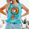 Baseball 67 Ice Cream Drip 67 Six Seven Meme 67th Birthday Comfort Colors Tank Top Light Green