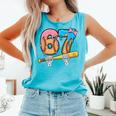 Baseball 67 Ice Cream Drip Skeleton Six Seven Boys Meme Comfort Colors Tank Top Light Green Baseball 67 Ice Cream Drip Skeleton Six Seven Boys Meme Comfort Colors Tank Top Light Green