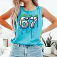 Baseball 67 Six Seven Gen Alpha Meme Blue Drip Boys Comfort Colors Tank Top Light Green