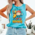Baseball Banana Sports Drip Art For Kids Comfort Colors Tank Top Light Green