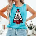 Baseball Christmas Tree Proud Baseball Mom Tee Comfort Colors Tank Top Light Green