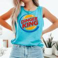 Baseball Dinger King Logo For Home Run Players And Fan Comfort Colors Tank Top Light Green Baseball Dinger King Logo For Home Run Players And Fan Comfort Colors Tank Top Light Green
