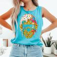 Baseball Drip For Boys Ice Cream Drip Youth Boys Catcher's Comfort Colors Tank Top Light Green