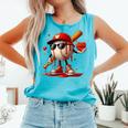 Baseball Drip Ice Cream Apparel Youth Boy Valentine Comfort Colors Tank Top Light Green