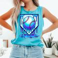 Baseball Drip Ice Cream Blue Glow Melt Ball Graphic Comfort Colors Tank Top Light Green Baseball Drip Ice Cream Blue Glow Melt Ball Graphic Comfort Colors Tank Top Light Green