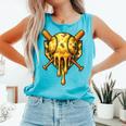 Baseball Drip Ice Cream Camo Cool Comfort Colors Tank Top Light Green Baseball Drip Ice Cream Camo Cool Comfort Colors Tank Top Light Green
