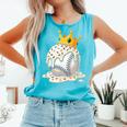Baseball Drip Ice Cream Crown Melt Graphic Comfort Colors Tank Top Light Green