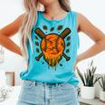 Baseball Drip Ice Cream Dripping Blaze Hunter Orange Camo Comfort Colors Tank Top Light Green Baseball Drip Ice Cream Dripping Blaze Hunter Orange Camo Comfort Colors Tank Top Light Green